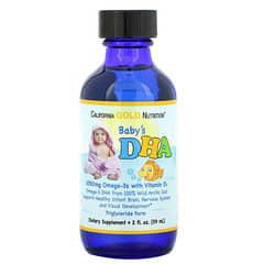 California Gold Nutrition, 유아용 DHA, 비타민D3 함유 오메가3, 1,050mg, 59ml(2fl oz)