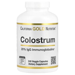 California Gold Nutrition, Kolostrum, 240 Kapsul Nabati