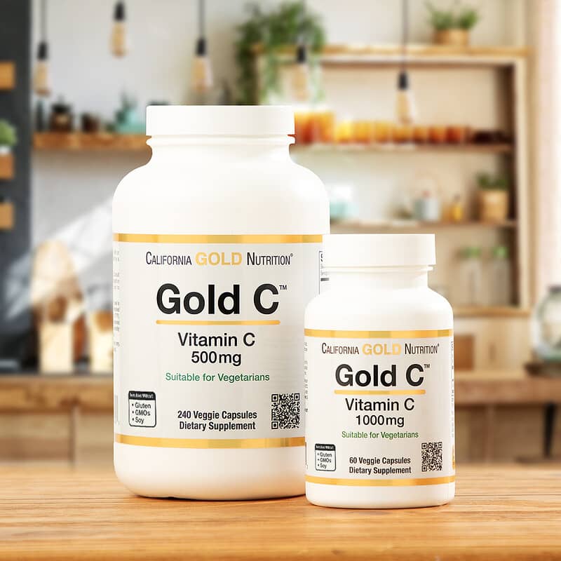 Gold C（ゴールドC）USPグレードビタミンC 1,000mg ベジカプセル60粒