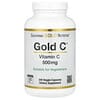 Gold C, Vitamina C verificada por la Farmacopea de EE. UU. (USP), 500 mg, 240 cápsulas vegetales