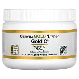 California Gold Nutrition, Gold C（ゴールドC）パウダー、ビタミンC、1,000mg、250g（8.81オンス）