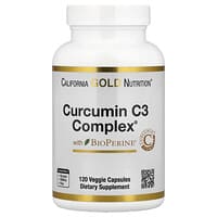 Curcumin C3 Complex® with BioPerine®, 120 Veggie Capsules