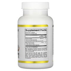 California Gold Nutrition, Curcumin C3 Complex with BioPerine, 500 mg, 120 Veggie Capsules