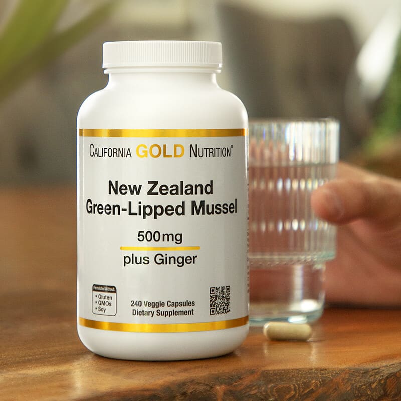New Zealand Green-Lipped Mussel with Ginger Extract, 500 mg, 240