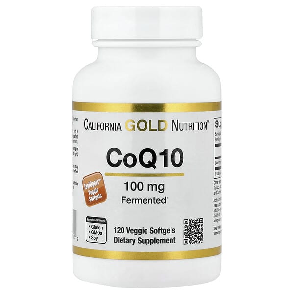 California Gold Nutrition, 輔酶 Q10 素食軟膠囊，100 毫克，120 粒