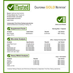 California Gold Nutrition, Bee Propolis 2X, Concentrated Extract, 500 mg, 240 Veggie Caps