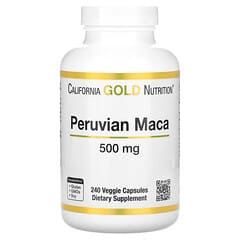 California Gold Nutrition, перуанская мака, 500 мг, 240 растительных капсул