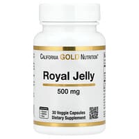 California Gold Nutrition, ローヤルゼリー、500mg、ベジカプセル30粒