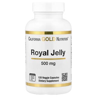 California Gold Nutrition, Kuninkaallinen hyytelö, 500 mg, 120 kasviskapselia
