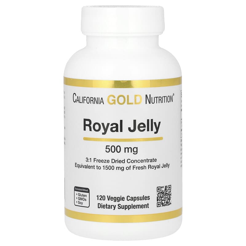 Royal Jelly, 500 mg, 120 Veggie Capsules