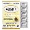 California Gold Nutrition, LactoBif® 5, пробіотики, 5 млрд КУО, 60 вегетаріанських капсул