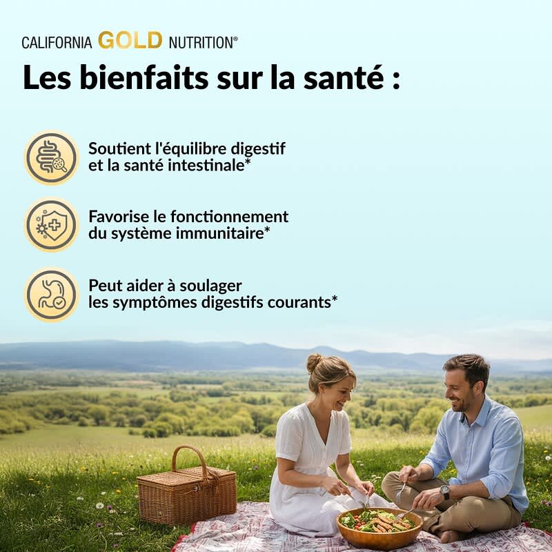 Probiotique 40 Milliards UFC - Complément Intestinal - 30/60/120 Gélules