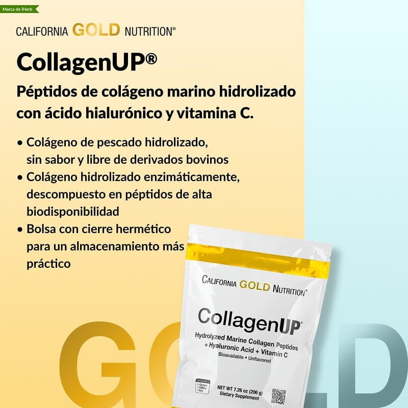 California Gold Nutrition, CollagenUP®, Colágeno marino | iHerb