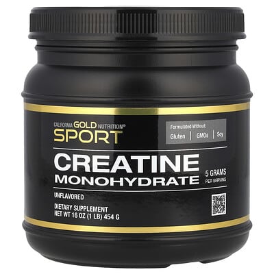 California Gold Nutrition, Sport, Creatine Monohydrate