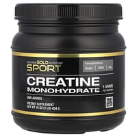 California Gold Nutrition, スポーツ、クレアチン一水和物、プレーン、454g(1ポンド)