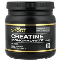 California Gold Nutrition, Sport, Pure Creatine Monohydrate, reines Kreatinmonohydrat, geschmacksneutral, 454 g