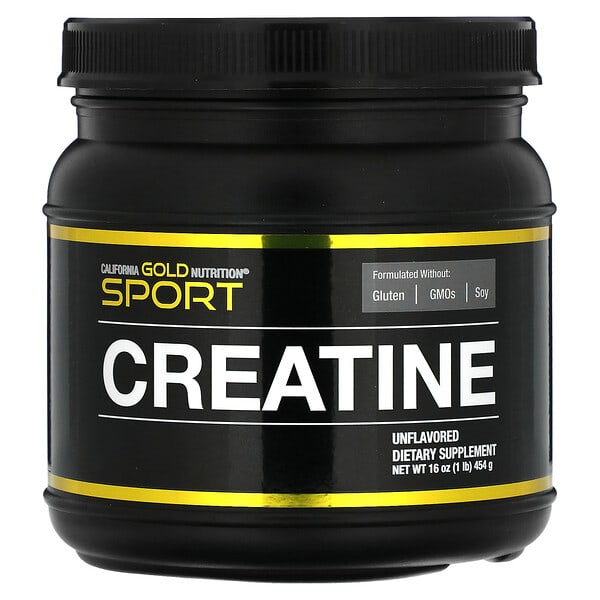 California Gold Nutrition, Creatine Monohydrate, Unflavored, 16 oz (454 g)