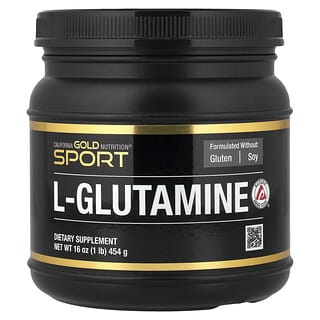 California Gold Nutrition, Sport, L-Glutaminpulver, AjiPure®, Glutenfri, 454 g