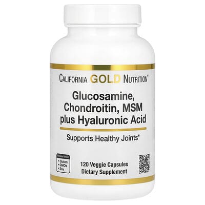 Norland California Gold Nutrition, Glucosamine, Chondroitin, MSM Plus Hyaluronic Acid, 120 Veggie Caps supplement Uganda UGX 71856