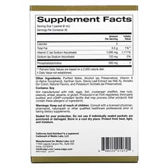 California Gold Nutrition, ліпосомальний вітамін C, 1000 мг, 30 пакетиків по 6 мл (0,2 унції)