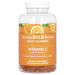 California Gold Nutrition, أقراص فيتامين ج الهلامية، نكهة البرتقال الطبيعي، نباتي، 90 قرص