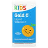 Gold C, Vitamina C líquida para niños, Verificada por la farmacopea de EE. UU. (USP), Sabor a naranja ácida, 118 ml (4 oz. líq.)