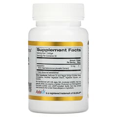 California Gold Nutrition, Astaxanthin, Astalif Pure Icelandic, 12 mg, 30 Veggie Softgels