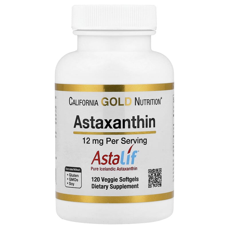 アスタキサンチン、AstaLif®（アスタリフ）純アイスランド産、12mg