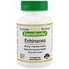 Equinácea, EuroHerbs, polvo integral, 400 mg, 60 cápsulas vegetales
