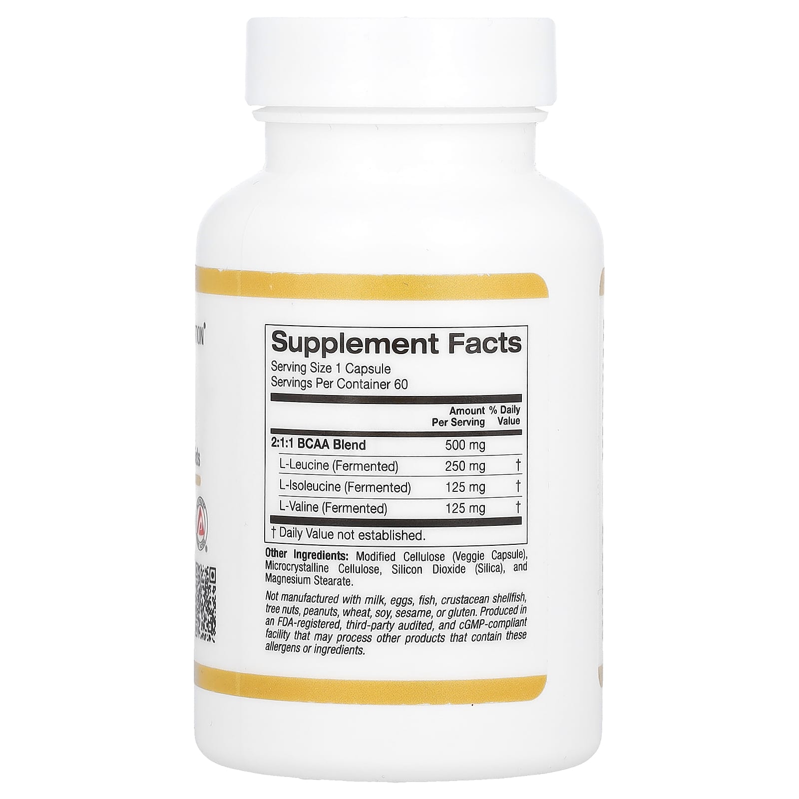 California Gold Nutrition, BCAA, AjiPure® Branched Chain Amino Acids