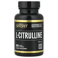 California Gold Nutrition, Sport, L-Citrulline, Kyowa Hakko, 500 mg, 60 Veggie Capsules