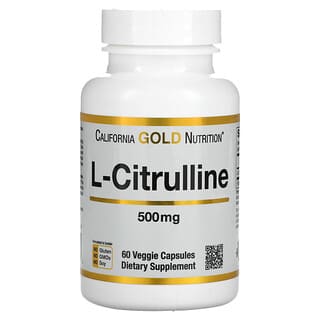 California Gold Nutrition, L-Citrulline, Kyowa Hakko, 500 mg, 60 Veggie Capsules