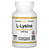 L-lisina, 500 mg, 60 cápsulas vegetales