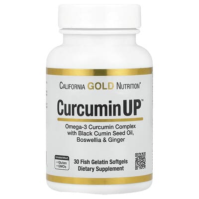 California Gold Nutrition, CurcuminUP™ Curcumin Fish Gelatin, 30 Softgels