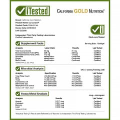 California Gold Nutrition, CurcuminUP, Omega-3- und Kurkumin-Komplex, Unterstützung für Beweglichkeit und Wohlbefinden der Gelenke, 30 Weichkapseln mit Fischgelatine