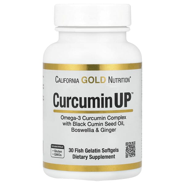 California Gold Nutrition, CurcuminUP™ 姜黃素魚明膠軟膠囊，30 粒