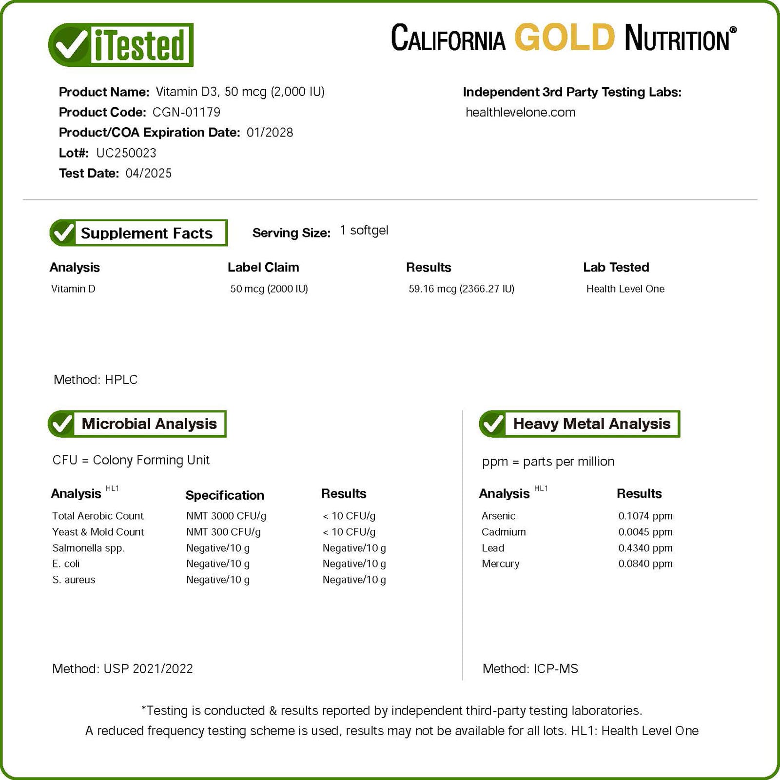 California Gold Nutrition, 維他命 D3，50 微克（2,000 國際單位），90 粒魚明膠軟凝膠