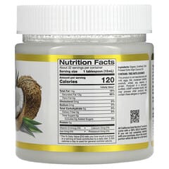 California Gold Nutrition, SUPERFOODS - 冷壓有機初榨椰子油，16 液量盎司（473 毫升）