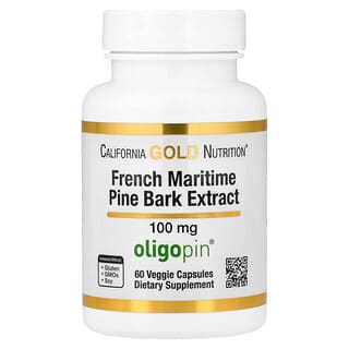 كاليفورنيا غولد نيوتريشن‏, خلاصة لحاء الصنوبر البحري الفرنسي، Oligopin®‎‏‎100 ملجم، 60 كبسولة نباتية