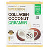 SUPERFOODS, Collagen Coconut Creamer, Unsweetened, 12 Packets 0.85 oz (24 g) Each