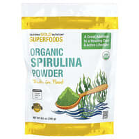 California Gold Nutrition, Superfoods, порошок з органічної спіруліни, 240 г (8,5 унції)