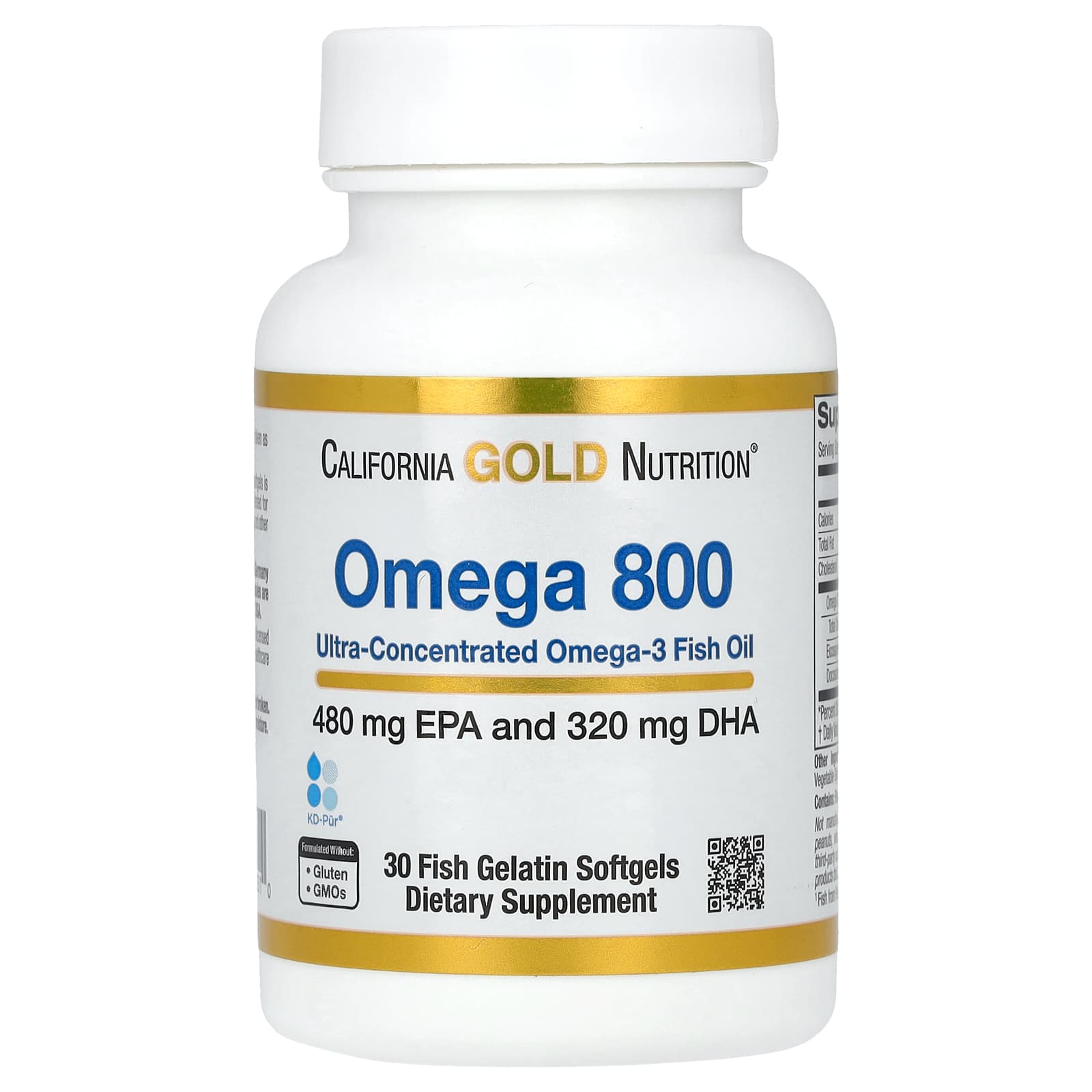 Omega 800 Pharmaceutical Grade Fish Oil 80 EPA DHA Triglyceride