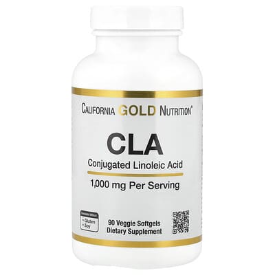 California Gold Nutrition, CLA，Clarinol，共軛亞油酸，1000 毫克，90 粒軟膠囊