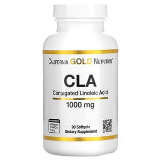 California Gold Nutrition, CLA，Clarinol，共軛亞油酸，1000 毫克，90 粒軟膠囊