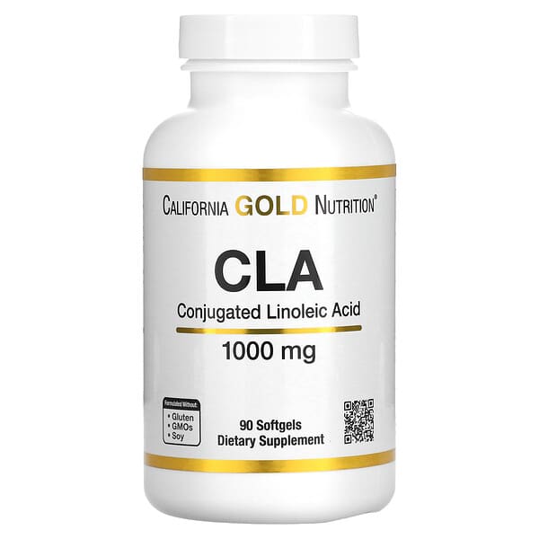California Gold Nutrition, CLA, Clarinol, Conjugated Linoleic Acid, 1,000 mg, 90 Softgels