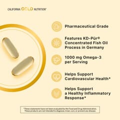 California Gold Nutrition, Omega 800 Ultra-Concentrated Omega-3 Fish ...