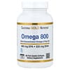 California Gold Nutrition, Omega 800 Ultra-Concentrated Omega-3 Fish Oil, KD-Pur Triglyceride Form, 90 Fish Gelatin Softgels (1,000 mg per Softgel)