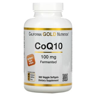 California Gold Nutrition, CoQ10, 100mg, 베지 소프트젤 360정