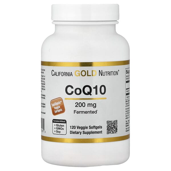 California Gold Nutrition, 輔酶 Q10 素食軟膠囊，200 毫克，120 粒