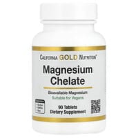 California Gold Nutrition, Kalsiyumlu Magnezyum Şelat, 210 mg, 90 Tablet
